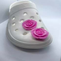 Plastic Rose Charm -...