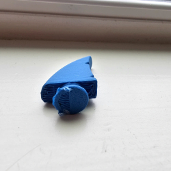 Shark Fin Shoe Charms  -...