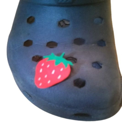 Plastic Strawberry Shoes...