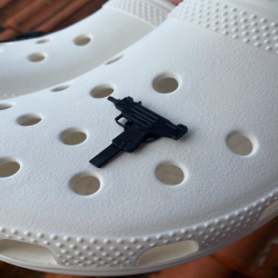 Plastic Uzi Gun Shoe Charms - Gun Charms for Boys & Girls