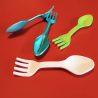 4 Pcs / Set Cutlery Travel Fork & Spoon - Travel Size Spoon & Fork Light Weight