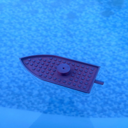 Balloon Lego Boat for Bath or Pool - Fun Floating Toy for Kids in Bathtub & Pool