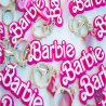 Barbie Logo Keychain - Pink Doll Inspired Bag Keychain for Barbie Girls