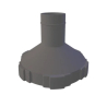 Intex Pool Outlet Adapter to Hose - Durable Plastic Adapter for Pool Hose Connection