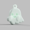 Cute Ghost Boo Keychain for Halloween Gift - Spooky & Cute Keychain Gift