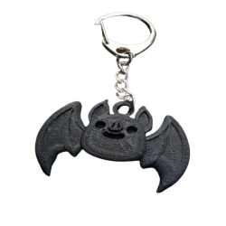 Halloween Bat Keychain -...