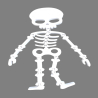Flexi Halloween Skeleton Decoration / Toy - Anti Stress Toy for Halloween