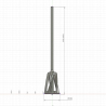 Drill Paint Mixer - Plastic Paint Mixing Attachment for Drills