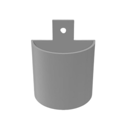 Smart TV Remote Holder - Wall Mounted with Screw Hole - Screw not included