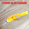 Corner Glue Scraper - Durable Plastic Tool for Precise Glue Removal