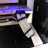 PC Cable Comb 3 Sizes Wire Cable Comb Black for all Office Home Cable