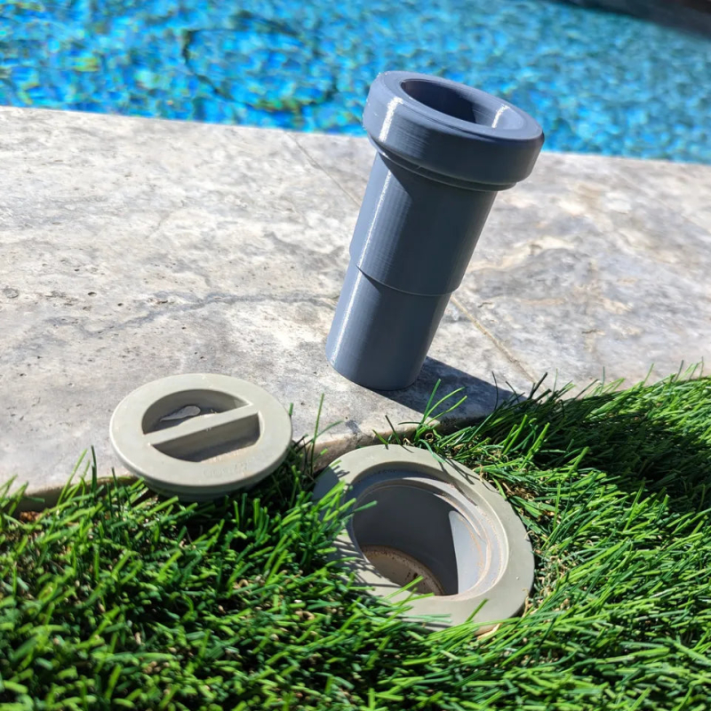 Pool Umbrella Stabilizer Sleeve Reducer Adapter Basketball