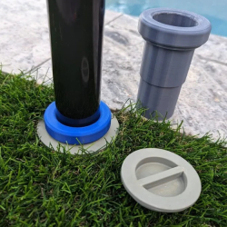 Pool Umbrella Stabilizer Sleeve Reducer Adapter Basketball