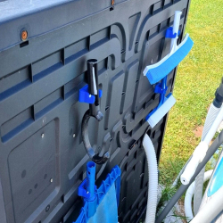 Pool Cleaning Equipment Holder- Efficient and Organized Pool Solution