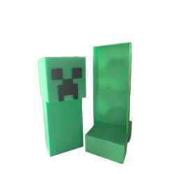 Minecraft Creeper Pencil Case - Durable Plastic Pencil Case for School and Home