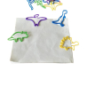 Fun Dinosaur Paper Clips - 5 Pcs Cute Stationery for Kids- In Multiple Colors