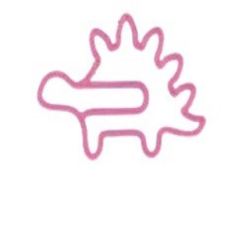 Fun Dinosaur Paper Clips - 5 Pcs Cute Stationery for Kids- In Multiple Colors