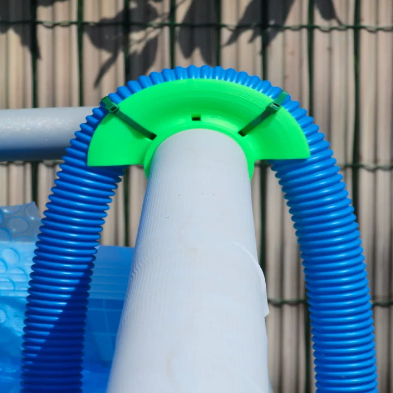 Pool Hose Holder for fixing a hose to your frame pool (38mm Hose)- Durable Plastic Pool Hose Organizer