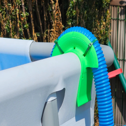 Pool Hose Holder for fixing a hose to your frame pool (38mm Hose)- Durable Plastic Pool Hose Organizer