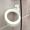 Hairdryer Holder - Wall-Mounted Storage Solution (Plastic) - Sleek Organizer for Bathroom
