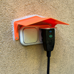 Rain Protector for Outdoor Socket - Rain Shield for Outdoor Electrical Outlets