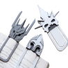 Lord of the Rings Bookmarks - 3 Pcs Set Sauron, Gondor Soldier & Witch King
