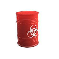 Biohazard Waste Barrel...