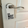Hotel Style Door Sign - Plastic "Do Not Disturb" Door Sign for Home, Office, or Hotel Room