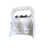 Durable Plastic Battery Carrier - Portable and Secure Storage Solution for Tool