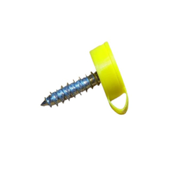 UK Vehicle Number Plate Screw Cap with Flexure Hinge-3 Pcs Durable Plastic Cover