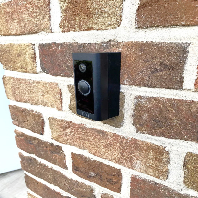 Ring Video Doorbell Wall Mount -  Durable Plastic Holder with Angle Adjustment