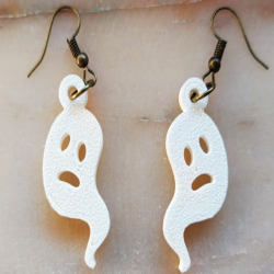 Ghost Earrings - Spooky and Stylish Plastic Earrings for Halloween