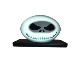 Jack Skellington Echo Dot Skin (Plastic) – Spooky Cover for Halloween Decoration
