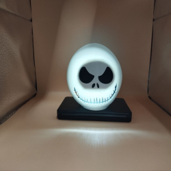 Jack Skellington Echo Dot Skin (Plastic) – Spooky Cover for Halloween Decoration
