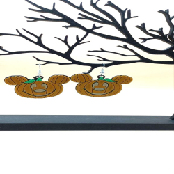 Mickey Pumpkin Earrings –...