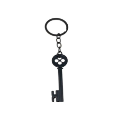 Coraline Key Shaped Keychain – Spooky Halloween Plastic Keychain for Bag pack