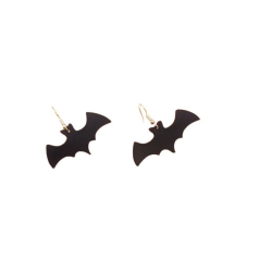 Halloween Bat Earrings -...