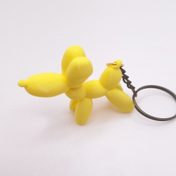 Balloon Dog Keychain - Cute Key Ring with Dog Motif, Pet, Car Key Ring