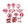Valentine's Day Cookie Cutter Set – 12 Pcs Heart & Love-Themed Shapes for Baking