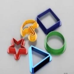 Squid Shapes Cookie Cutters...