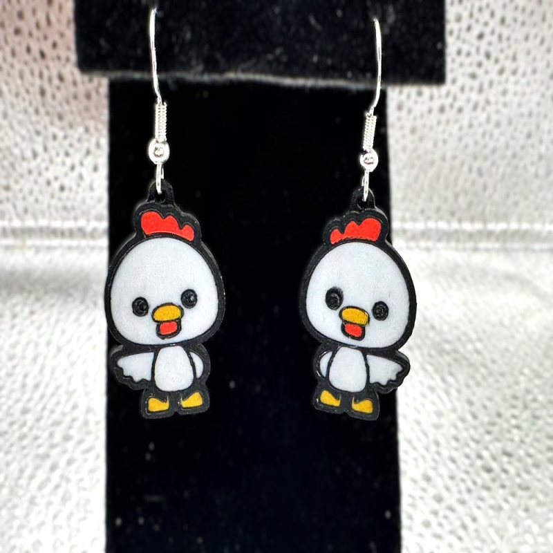 Cute White Chick Earrings for Easter – Adorable Festive Jewelry for Easter