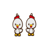 Cute White Chick Earrings for Easter – Adorable Festive Jewelry for Easter