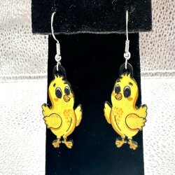 Cute Chick Yellow Earrings...