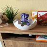 Easter Egg Shell Bowl - Unique Cracked Shell Design - Smooth Edged Home Decor