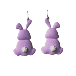 Puffy Bunny Earrings –...