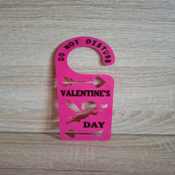Do Not Disturb Valentine's Day Door Pendant–Romantic & Fun Door Hanger for Room