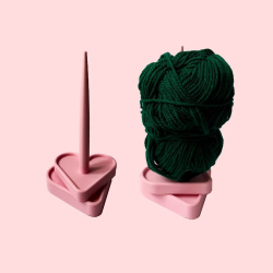 Rotating Heart Yarn Spinner - Plastic | Easy Rotating Yarn Tool for Crochet