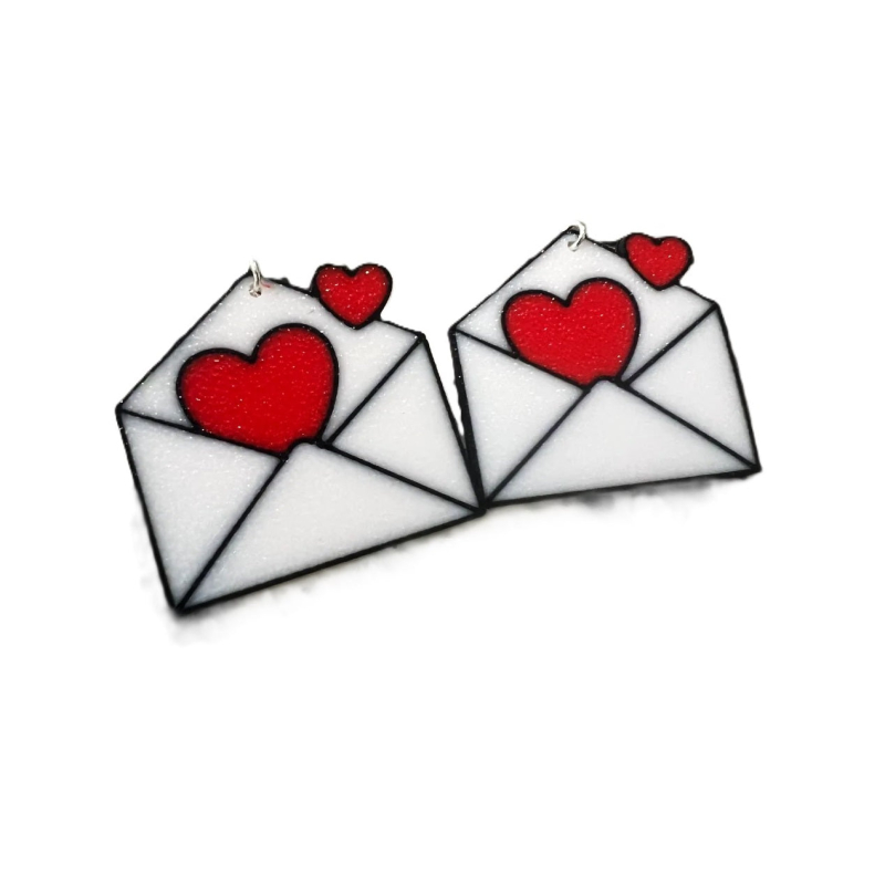Love Note Valentine's Earrings – Sweet and Romantic Jewelry