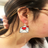 Love Note Valentine's Earrings – Sweet and Romantic Jewelry