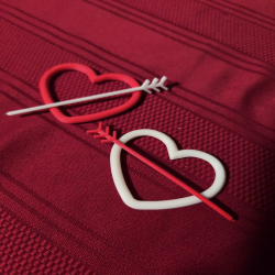 Heart and Arrow Hairpin for...